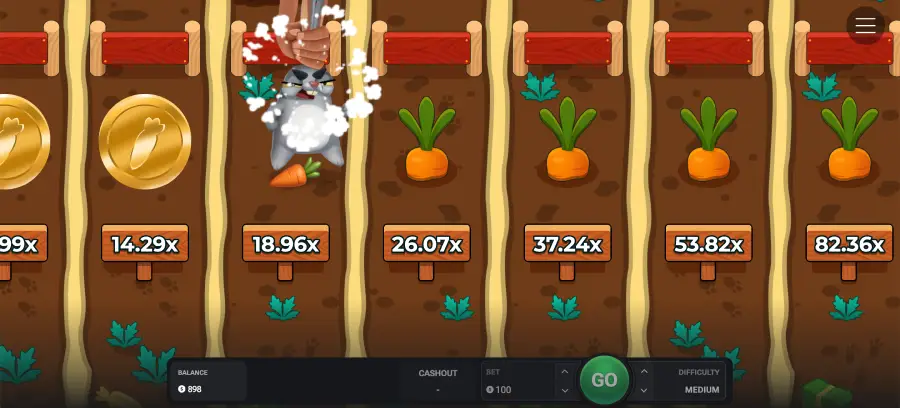 Rabbit road multipliers table from Easy to Hardcore mode Rabbit road multipliers table from Easy to Hardcore mode