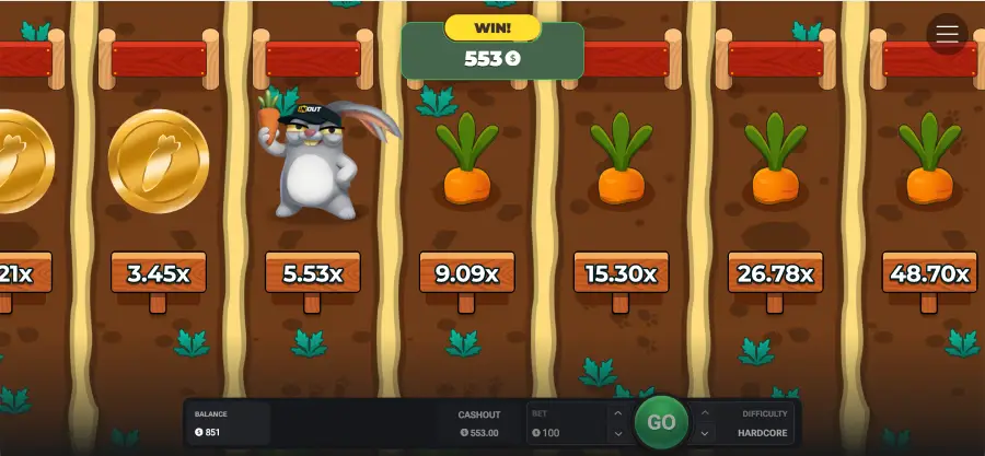 Rabbit Road strategy safe to risk progression demo play Rabbit Road strategy safe to risk progression demo play